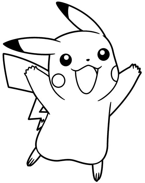 picachu para colorir|Desenhos do Pikachu para Imprimir e Colorir